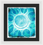 Load image into Gallery viewer, Cool Blue Flower - Framed Print
