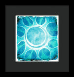 Load image into Gallery viewer, Cool Blue Flower - Framed Print
