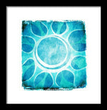 Load image into Gallery viewer, Cool Blue Flower - Framed Print
