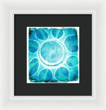 Load image into Gallery viewer, Cool Blue Flower - Framed Print

