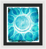 Load image into Gallery viewer, Cool Blue Flower - Framed Print
