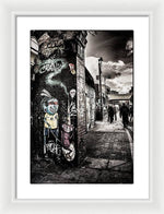 Load image into Gallery viewer, Cool Street Art Brick Lane London - Framed Print
