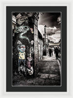 Load image into Gallery viewer, Cool Street Art Brick Lane London - Framed Print
