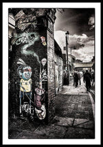 Load image into Gallery viewer, Cool Street Art Brick Lane London - Framed Print
