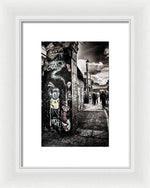 Load image into Gallery viewer, Cool Street Art Brick Lane London - Framed Print
