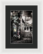 Load image into Gallery viewer, Cool Street Art Brick Lane London - Framed Print
