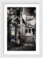Load image into Gallery viewer, Cool Street Art Brick Lane London - Framed Print
