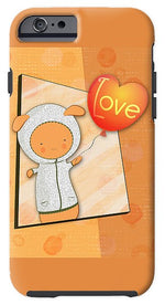 Load image into Gallery viewer, Cute Lots of Love Love You Cute Character holding a Love Balloons  - Phone Case
