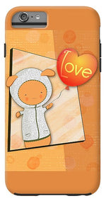 Load image into Gallery viewer, Cute Lots of Love Love You Cute Character holding a Love Balloons  - Phone Case
