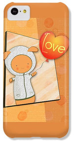 Load image into Gallery viewer, Cute Lots of Love Love You Cute Character holding a Love Balloons  - Phone Case
