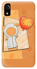 Load image into Gallery viewer, Cute Lots of Love Love You Cute Character holding a Love Balloons  - Phone Case
