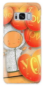 Load image into Gallery viewer, Cute Teddy with Lots of Love Balloons - Phone Case
