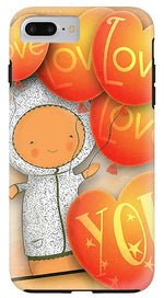 Load image into Gallery viewer, Cute Teddy with Lots of Love Balloons - Phone Case
