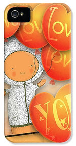 Load image into Gallery viewer, Cute Teddy with Lots of Love Balloons - Phone Case
