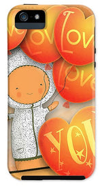 Load image into Gallery viewer, Cute Teddy with Lots of Love Balloons - Phone Case
