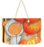 Load image into Gallery viewer, Cute Teddy with Lots of Love Balloons - Weekender Tote Bag
