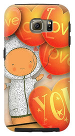 Load image into Gallery viewer, Cute Teddy with Lots of Love Balloons - Phone Case
