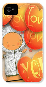 Load image into Gallery viewer, Cute Teddy with Lots of Love Balloons - Phone Case
