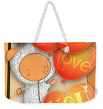 Load image into Gallery viewer, Cute Teddy with Lots of Love Balloons - Weekender Tote Bag
