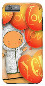 Load image into Gallery viewer, Cute Teddy with Lots of Love Balloons - Phone Case

