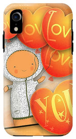 Load image into Gallery viewer, Cute Teddy with Lots of Love Balloons - Phone Case
