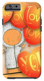 Load image into Gallery viewer, Cute Teddy with Lots of Love Balloons - Phone Case
