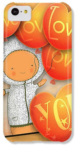Load image into Gallery viewer, Cute Teddy with Lots of Love Balloons - Phone Case
