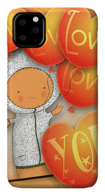 Load image into Gallery viewer, Cute Teddy with Lots of Love Balloons - Phone Case
