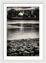 Load image into Gallery viewer, Dome across the Thames at Greenwich - Framed Print
