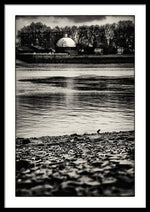 Load image into Gallery viewer, Dome across the Thames at Greenwich - Framed Print
