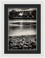 Load image into Gallery viewer, Dome across the Thames at Greenwich - Framed Print
