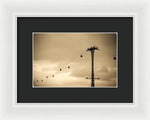 Load image into Gallery viewer, Flight over the Thames - Framed Print
