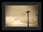 Load image into Gallery viewer, Flight over the Thames - Framed Print
