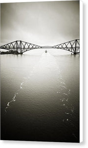 Forth Bridge Traffic - Canvas Print