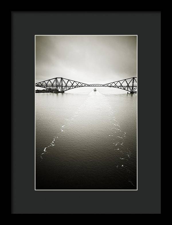 Forth Bridge Traffic - Framed Print