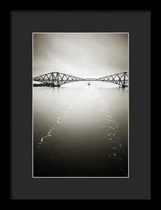 Forth Bridge Traffic - Framed Print