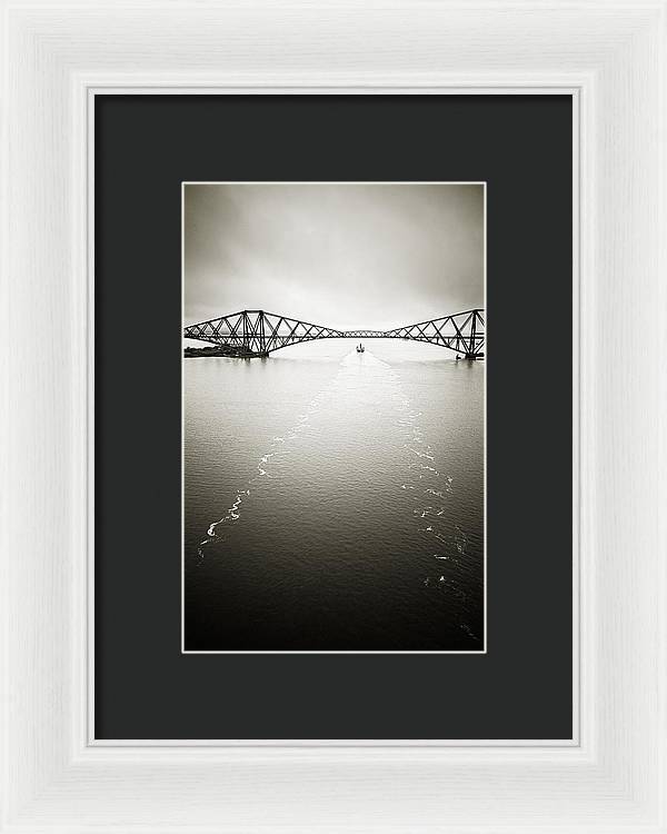 Forth Bridge Traffic - Framed Print