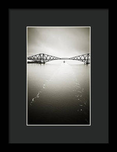 Forth Bridge Traffic - Framed Print