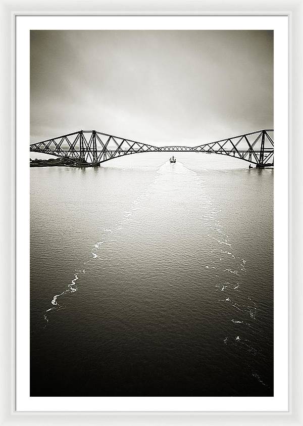 Forth Bridge Traffic - Framed Print