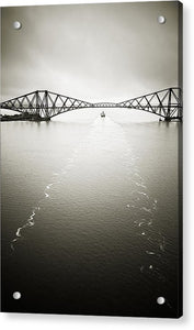 Forth Bridge Traffic - Acrylic Print