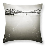 Load image into Gallery viewer, Forth Bridge Traffic - Throw Pillow
