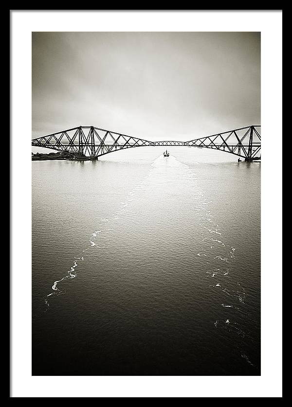 Forth Bridge Traffic - Framed Print