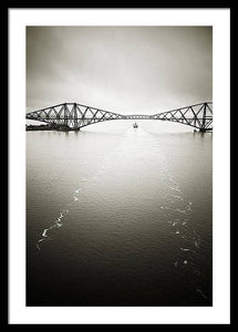 Forth Bridge Traffic - Framed Print