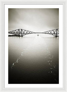 Forth Bridge Traffic - Framed Print