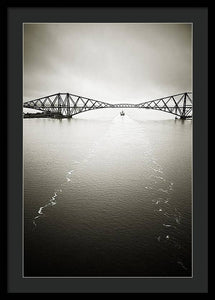 Forth Bridge Traffic - Framed Print