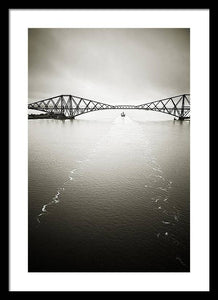 Forth Bridge Traffic - Framed Print