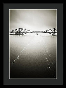 Forth Bridge Traffic - Framed Print