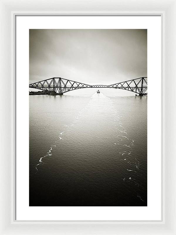 Forth Bridge Traffic - Framed Print