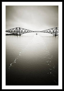 Forth Bridge Traffic - Framed Print