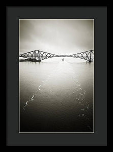 Forth Bridge Traffic - Framed Print